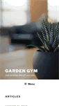 Mobile Screenshot of gardengym.fr